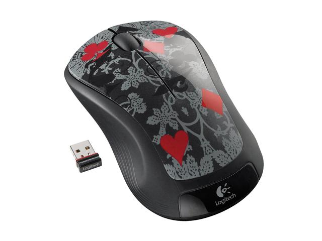   M310 910 002087 Dark Aces 1 x Wheel USB RF Wireless Laser Mouse