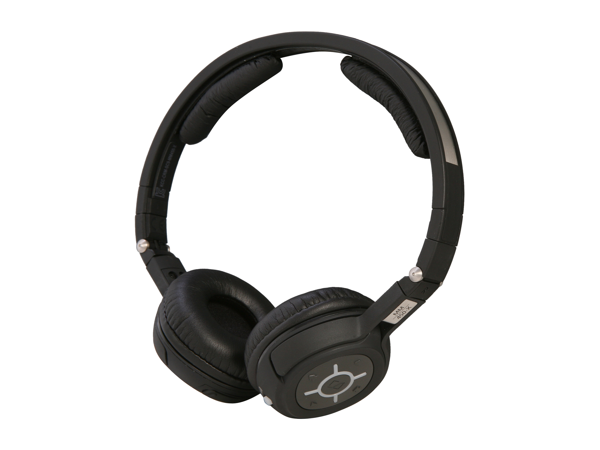 Sennheiser Black MM 450 X On Ear Foldable Noise Canceling Bluetooth Travel Headphone