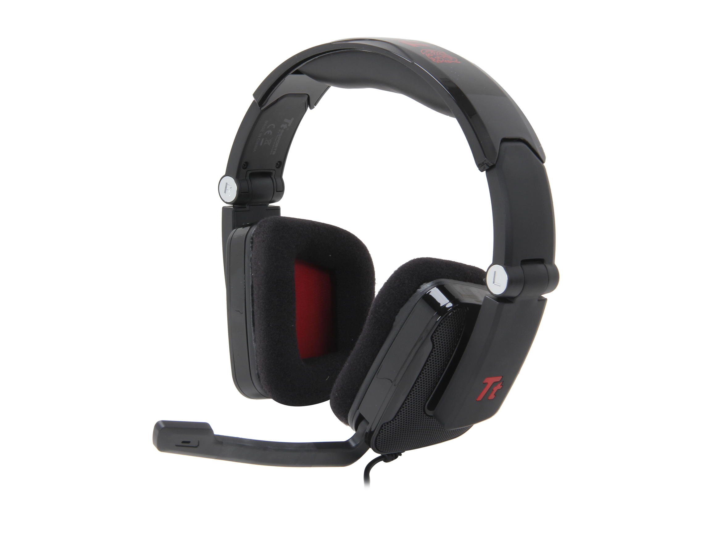 Tt eSPORTS HT SHK002ECBL Circumaural SHOCK Gaming Headset