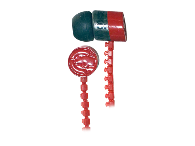      Ecko Unltd EKU ZIP RD 3.5mm Connector Canal Zip Ear Buds   Red