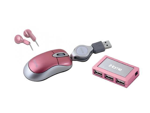 iHome IH B938NP Pink  Mouse