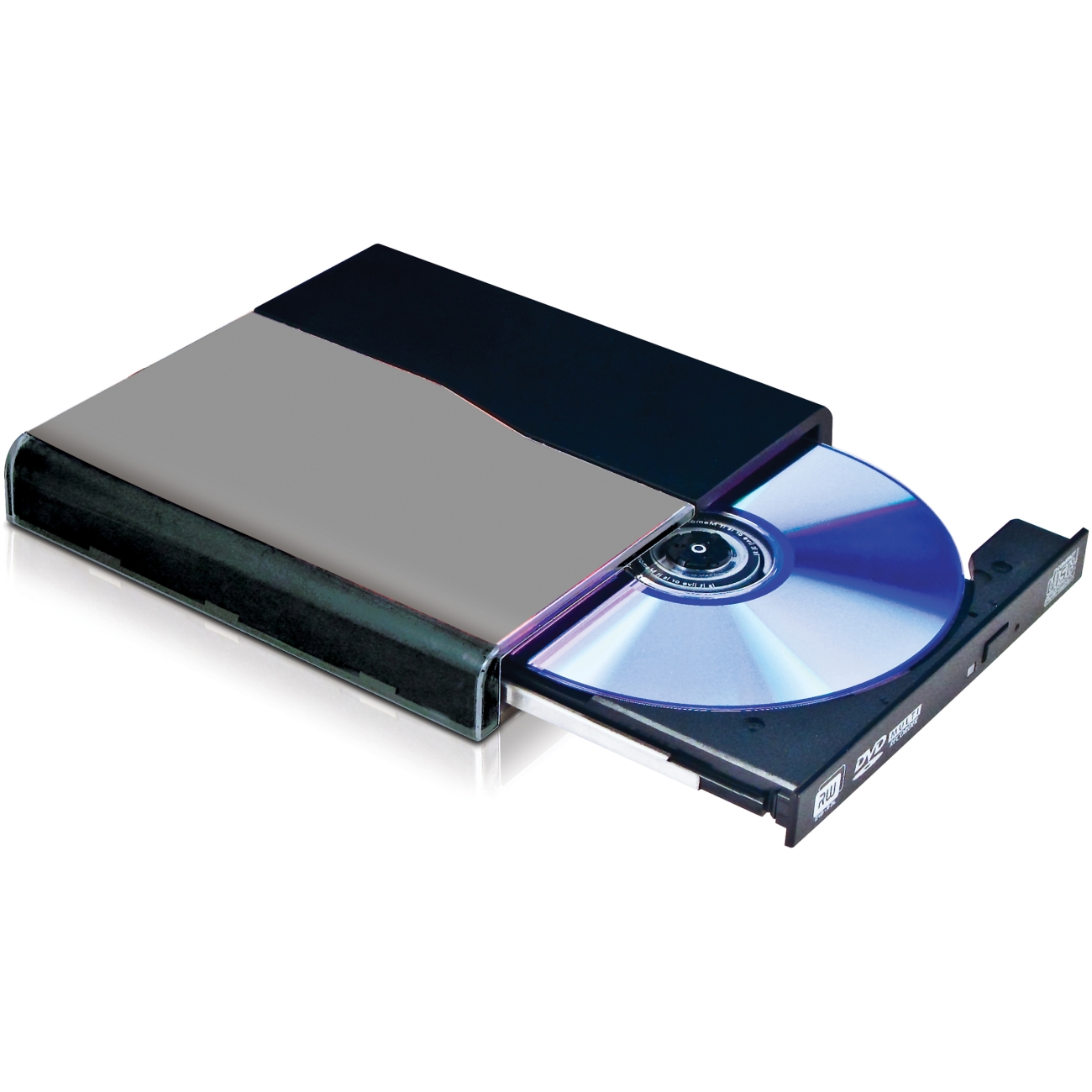 I/O MAGIC Model IDVD8PB2 Black DVD RW Slim External Drives