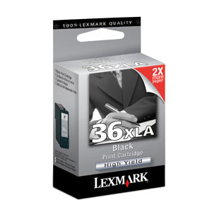 Lexmark 18C2190 #36XLA Black Print Cartridge for Z2420, X3650, X4650