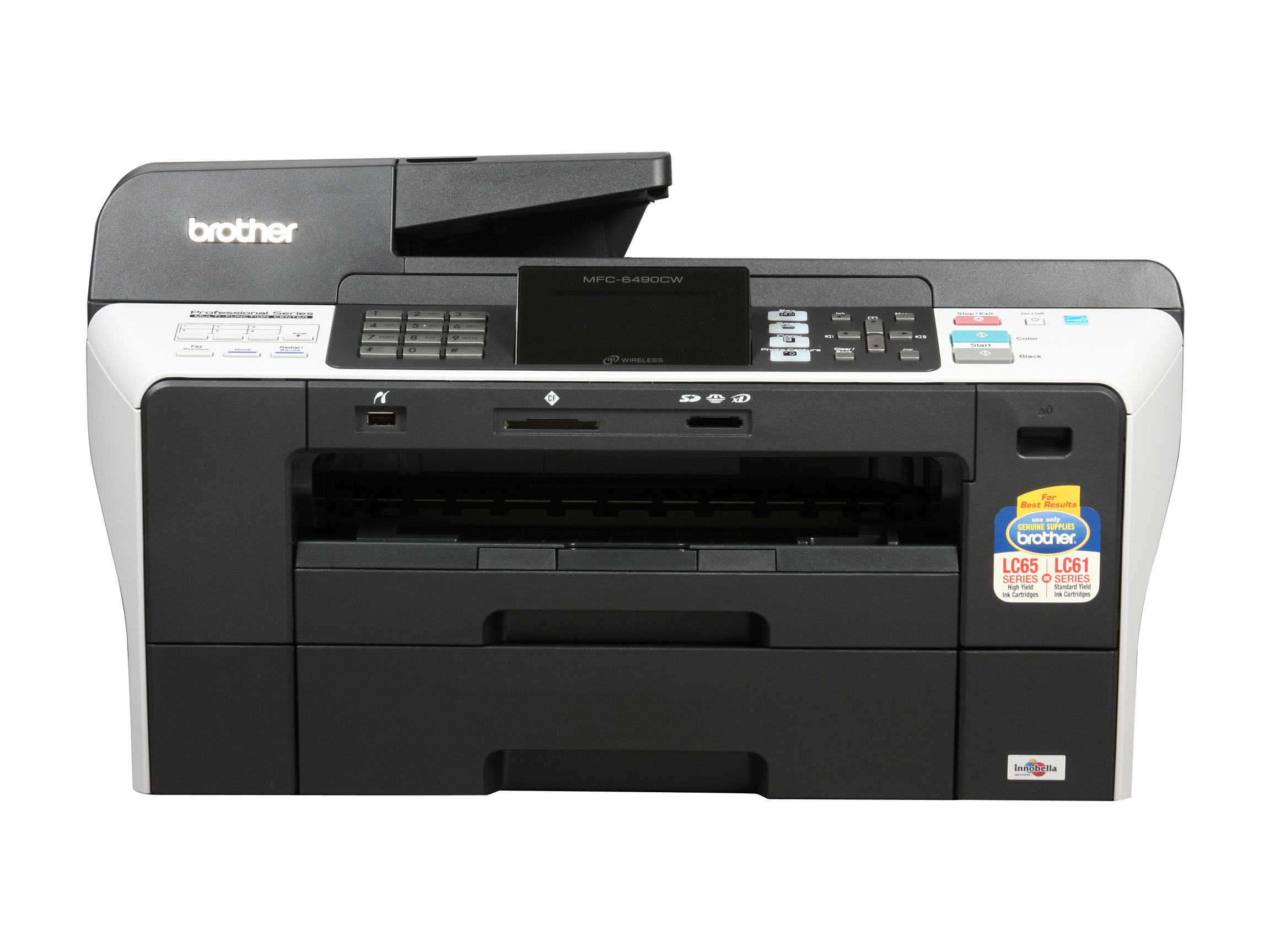 Brother Professional Series MFC 6490CW Inkjet All in One Printer with up to 11" x 17" Printing and Dual Paper Trays