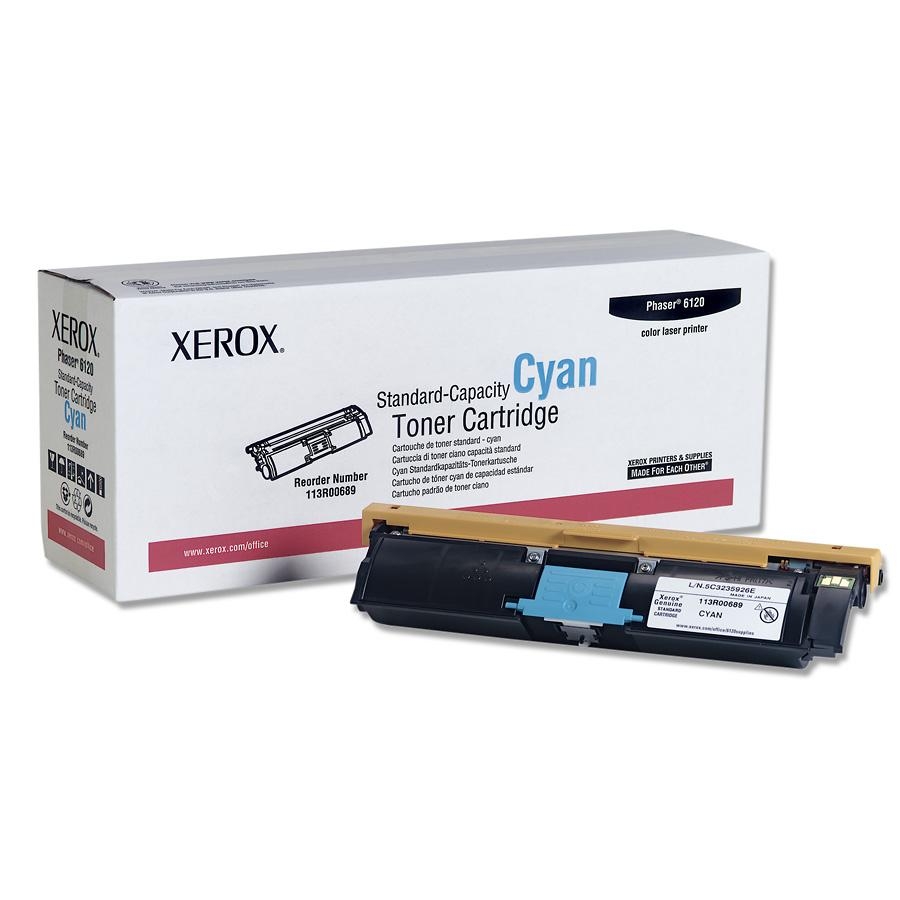 XEROX 113R00689 Standard Capacity Toner Cartridge For Phaser 6120 Cyan