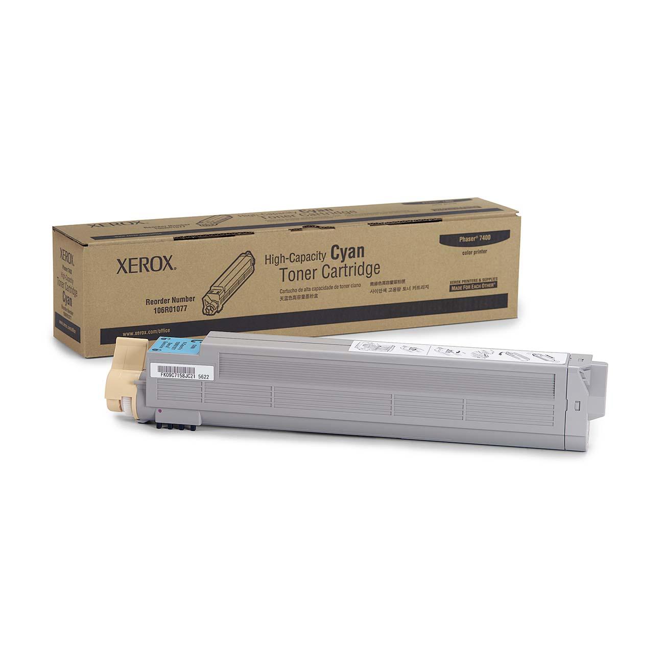 XEROX 106R01079 High Capacity Toner Cartridge For Phaser 7400 Yellow