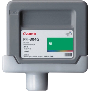 Canon PFI 304 Ink Cartridge   Green