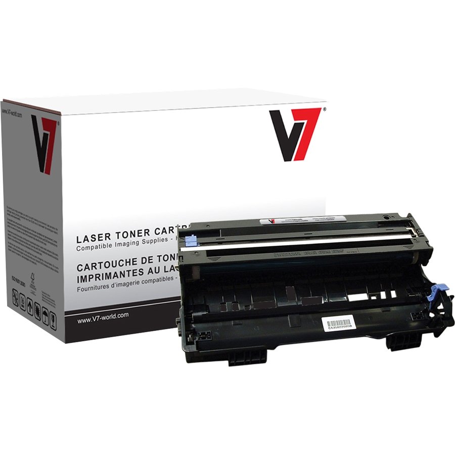 V7 V7DR400 Black Replacement Toner Cartridge for Brother DR400