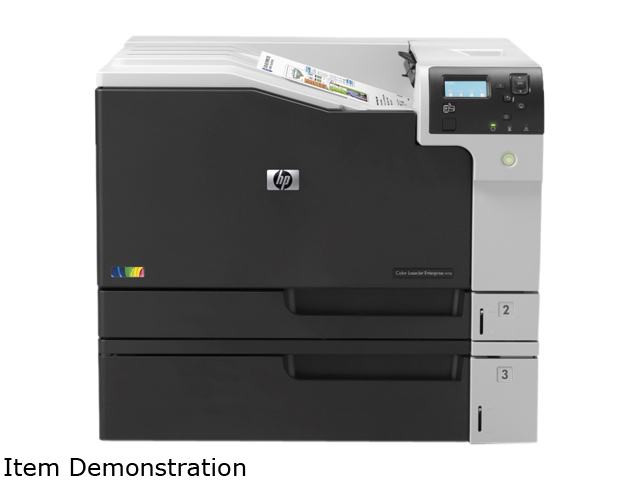 Refurbished Hp Factory Recertified Color Laserjet Enterprise M750dn Printer 30/30 ppm 600 x 600 dpi 850 Sheet Duplex 1GB E Print/Gbe/USB 11" x 17" Color Laser Printer