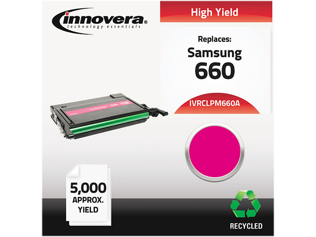 Innovera IVRCLPM660A Compatible Reman CLP M660A (660) Toner, Magenta