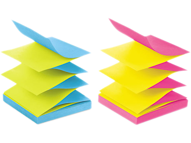 Post it Pop up Notes R330 U ALT Pop Up Refills, 3 x 3, 4 Alternating Ultra Colors, 12 100 Sheet Pads/Pack