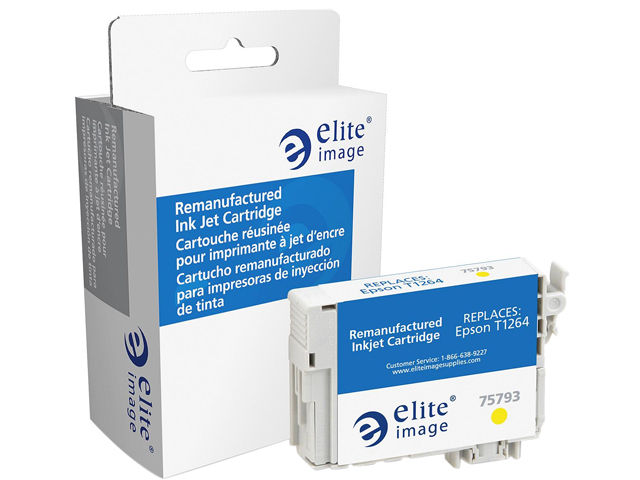 Elite Image ELI75793 Compatible ink jet replaces Epson T126420 Yellow