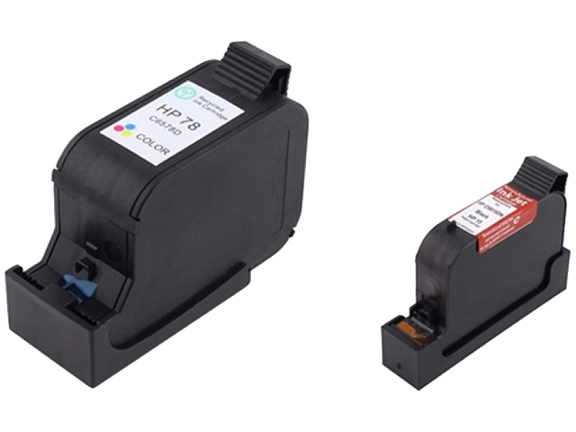 Insten 1041960 2 Colors Replacement Black + Color Ink Cartridge Compatible with HP 15/78 Deskjet 920c 3820 940c V40