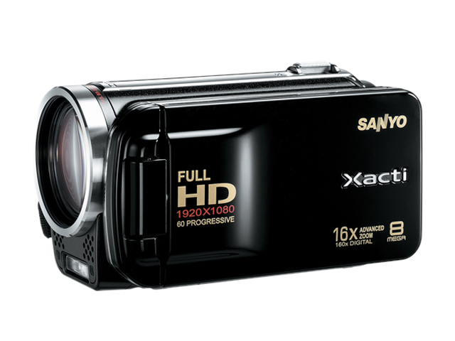    SANYO Xacti VPC FH1A Black 1/2.5 CMOS sensor 3.0 230K 