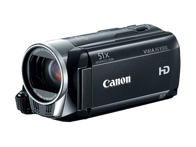 Canon VIXIA HF R300 (5978B001) Black High Definition Camcorder  Camcorder