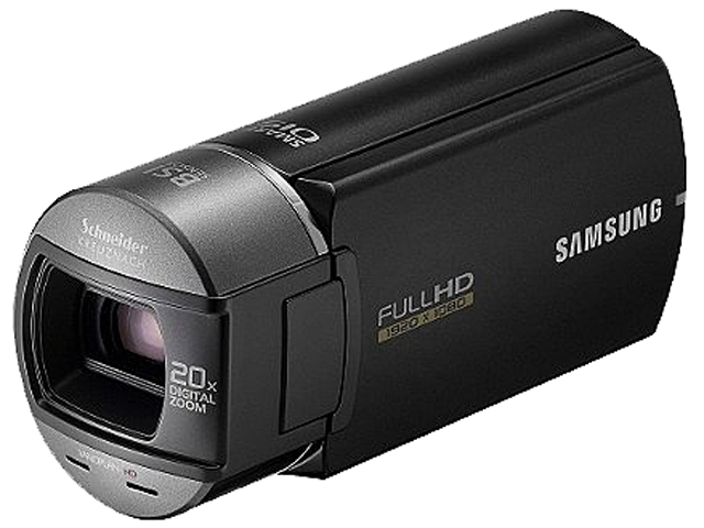 Refurbished Samsung Q130 Compact 1080P Memory Camcorder, Black