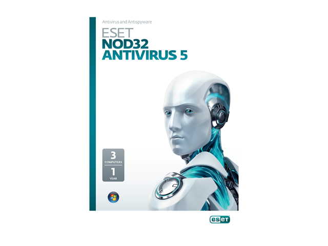    ESET NOD32 Antivirus 5   3 PCs (French/English)