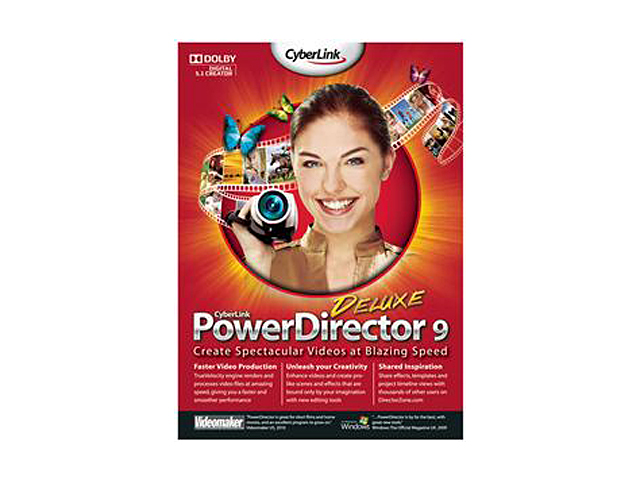 CyberLink PowerDirector 9 Deluxe  Audio & Video Editing Software
