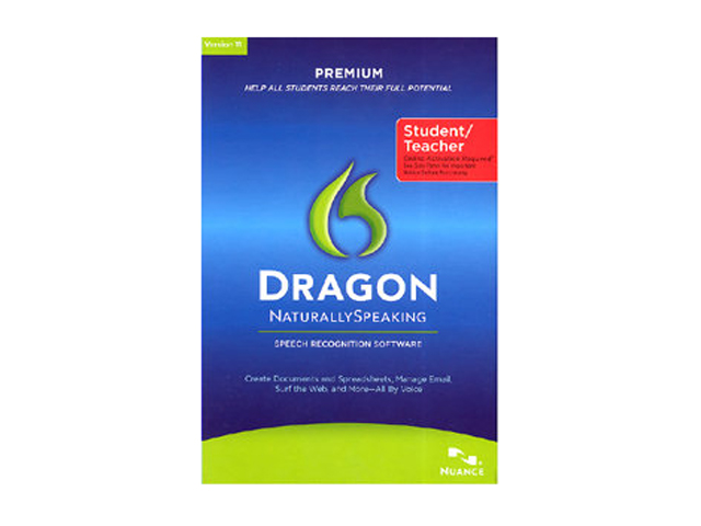    NUANCE Dragon Naturally Speaking Premium 11 Student 