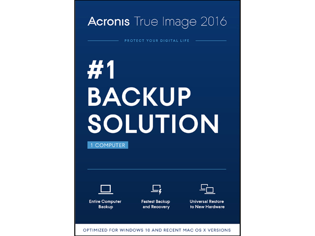 Acronis True Image 2016   1 PC