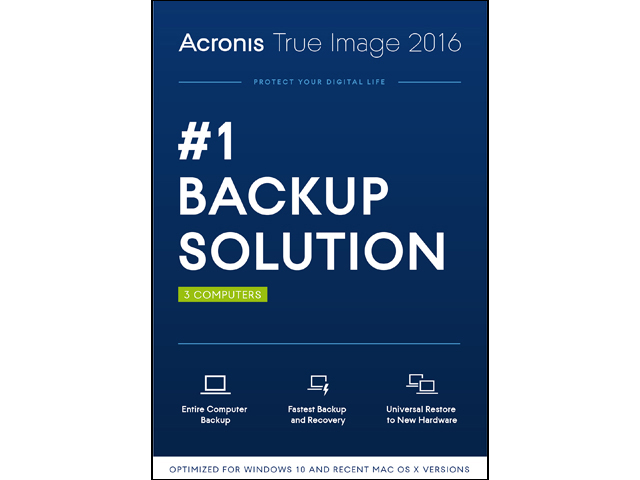 Acronis True Image 2016   3 PCs