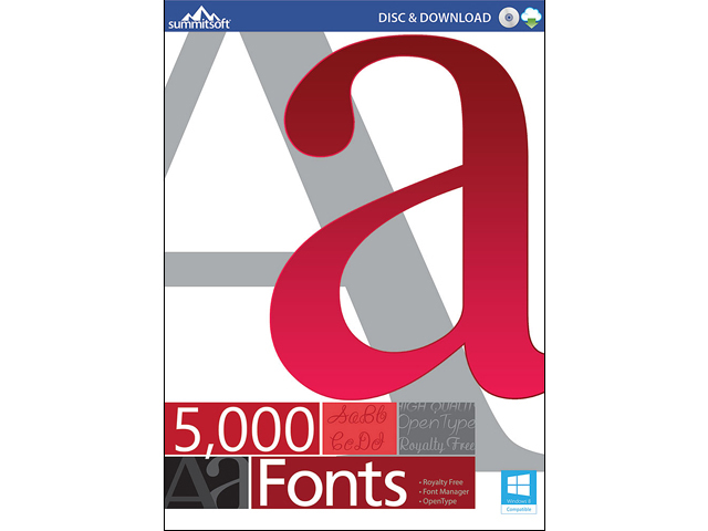 SummitSoft 5000 Fonts (Windows)   