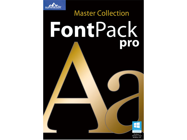 SummitSoft Font Pack Pro Master Collection (Windows/Mac)   