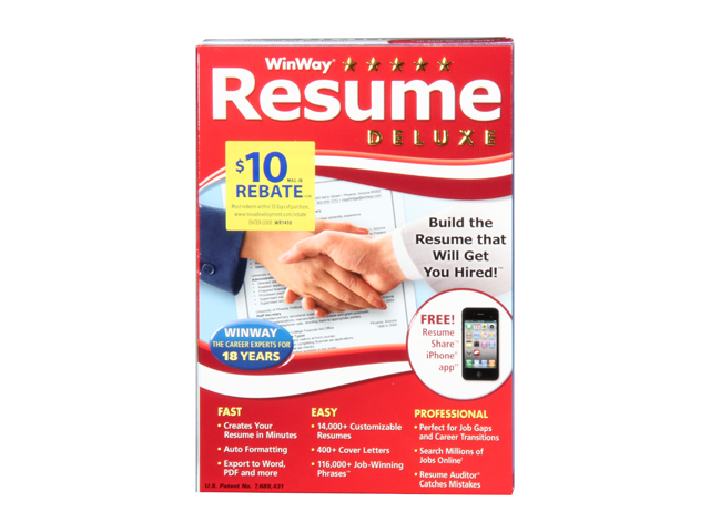 Nova Development WinWay Resume Deluxe 14