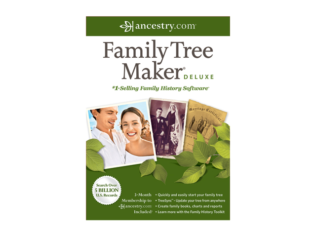 Nova Development Family Tree Maker 2012 Deluxe  Software