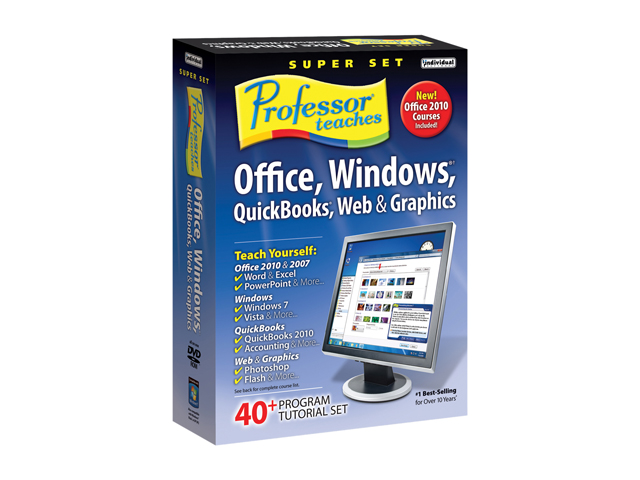      Individual Software Professor Teaches Office Super Set 2010