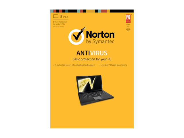    Symantec Norton Antivirus 2013   3 PCs