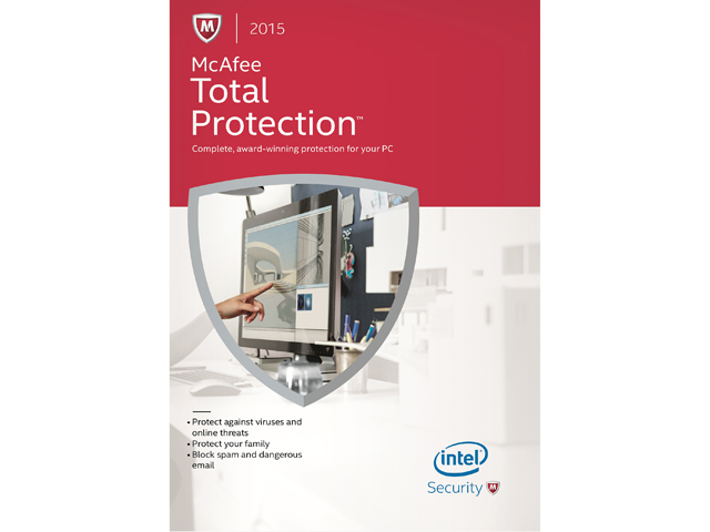 McAfee 2015 Total Protection 3PC 1 Year   