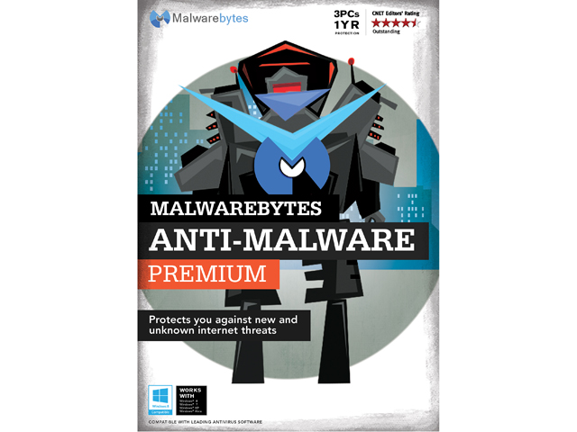 Malwarebytes Anti Malware Premium   3 PCs / 1 Year