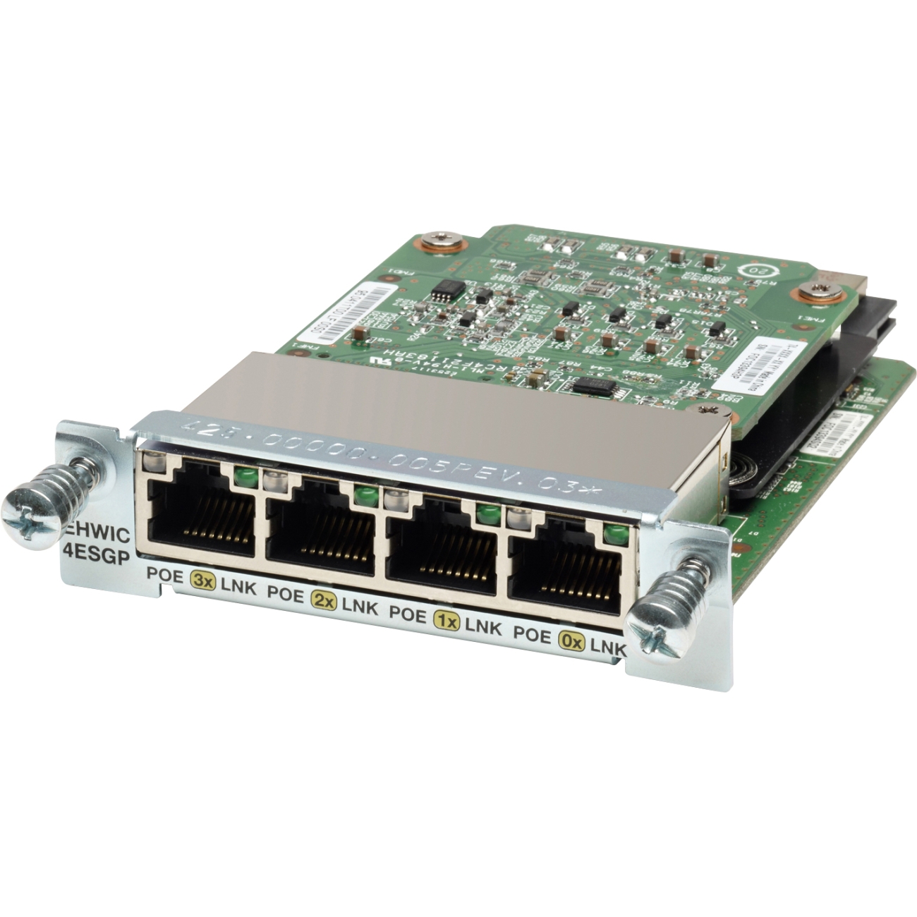 Cisco EHWIC 4ESG= 4 Port Gigabit Ethernet Enhanced High Speed WAN Interface Card