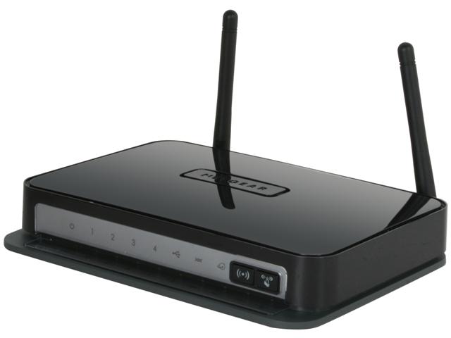 NETGEAR WNR2000 100NAS Wireless N Router 802.11b/g/n up to 300Mbps/ 10/100 Mbps Ethernet Port x4