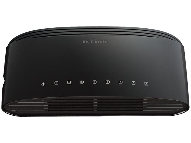 D Link  DES 1008E  200Mbps  Desktop Switch