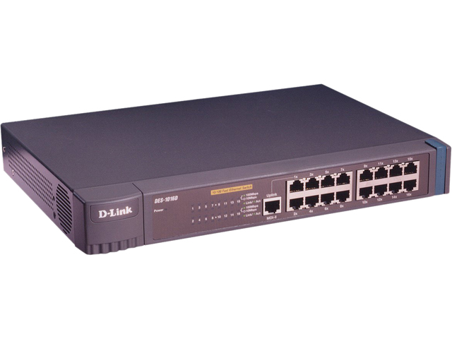 D Link DES 1016D/B Switch