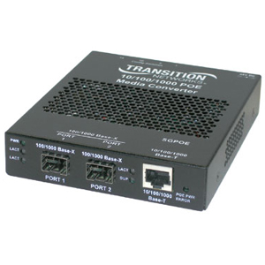 Transition Networks MIL L100I NA EmPowered Etherent Power over Ethernet Injector