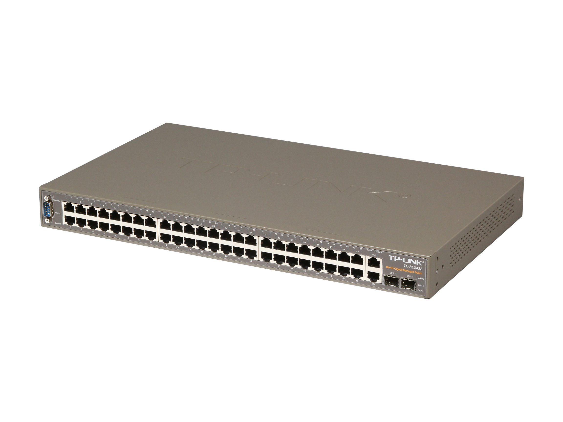 TP LINK TL SL3452 Managed 48 Port + 4 Port Gigabit L2 Managed Switch