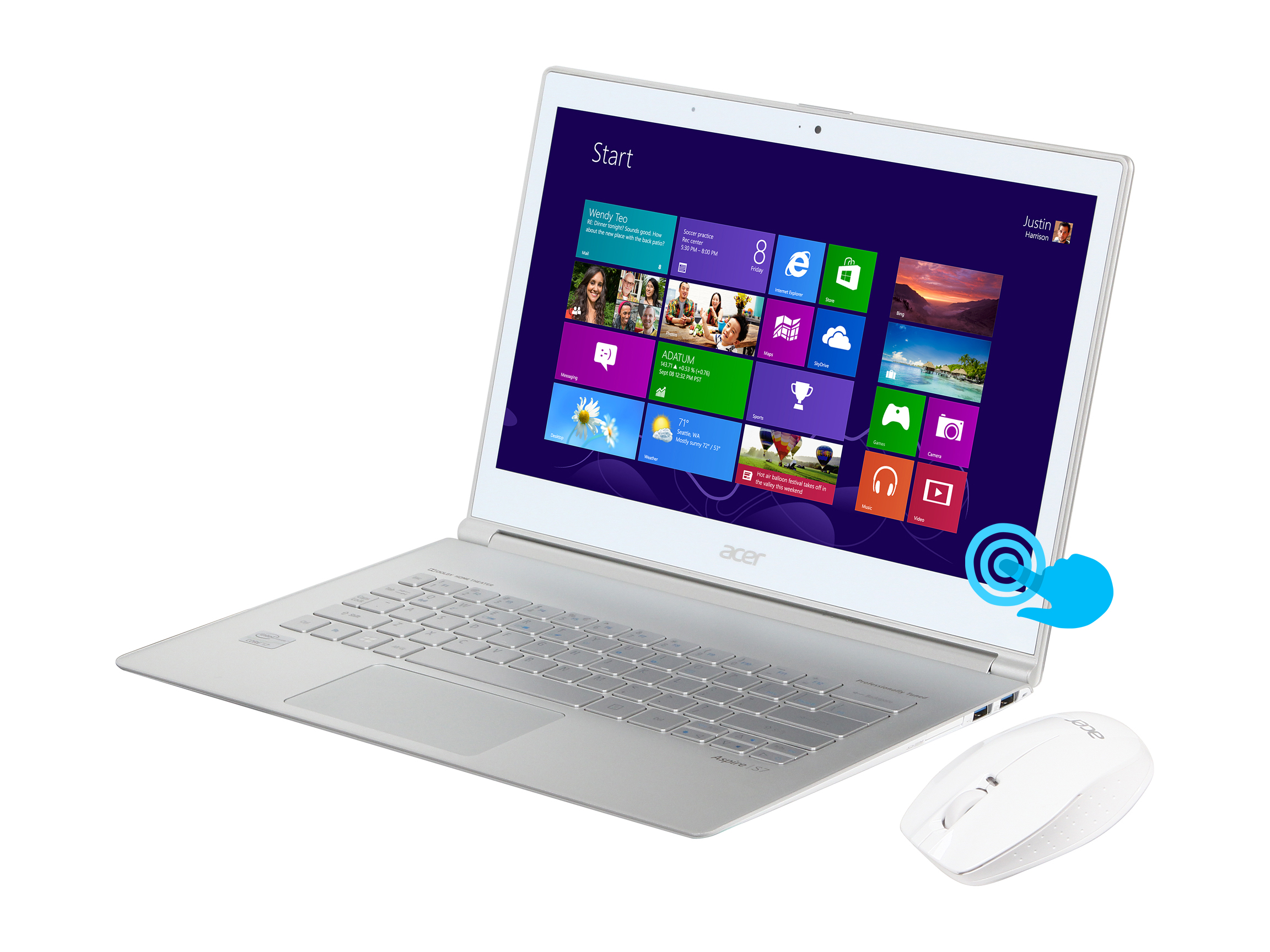 Acer Aspire S7 391 9886 13.3" Touchscreen Convertible Ultrabook