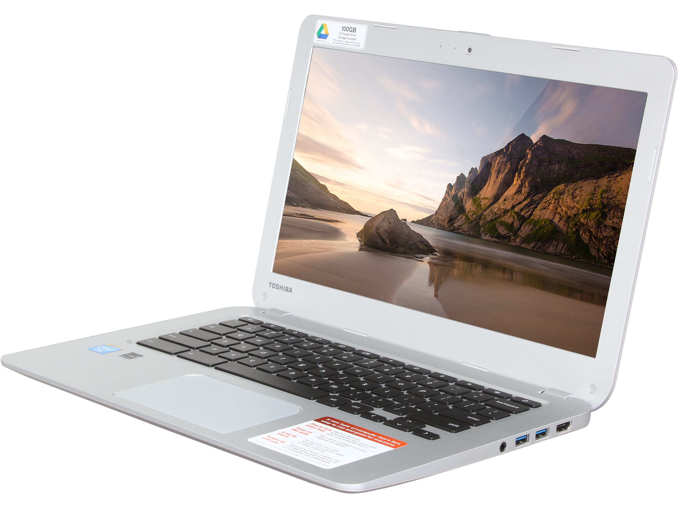 TOSHIBA CB35 A3120 Chromebook Intel Celeron 2955U (1.40GHz) 2GB Memory 16GB SSD 13.3" Chrome OS