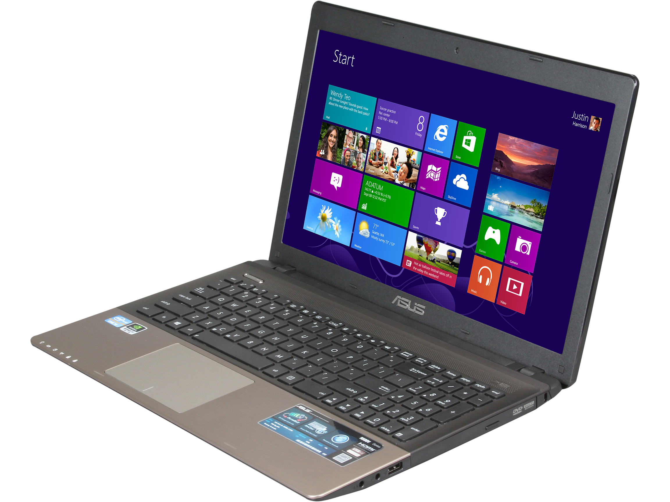 Refurbished ASUS Laptop R500VJ MH71 Intel Core i7 3630QM (2.40 GHz) 8 GB Memory 1 TB HDD NVIDIA GeForce GT 635M 15.6" Windows 8