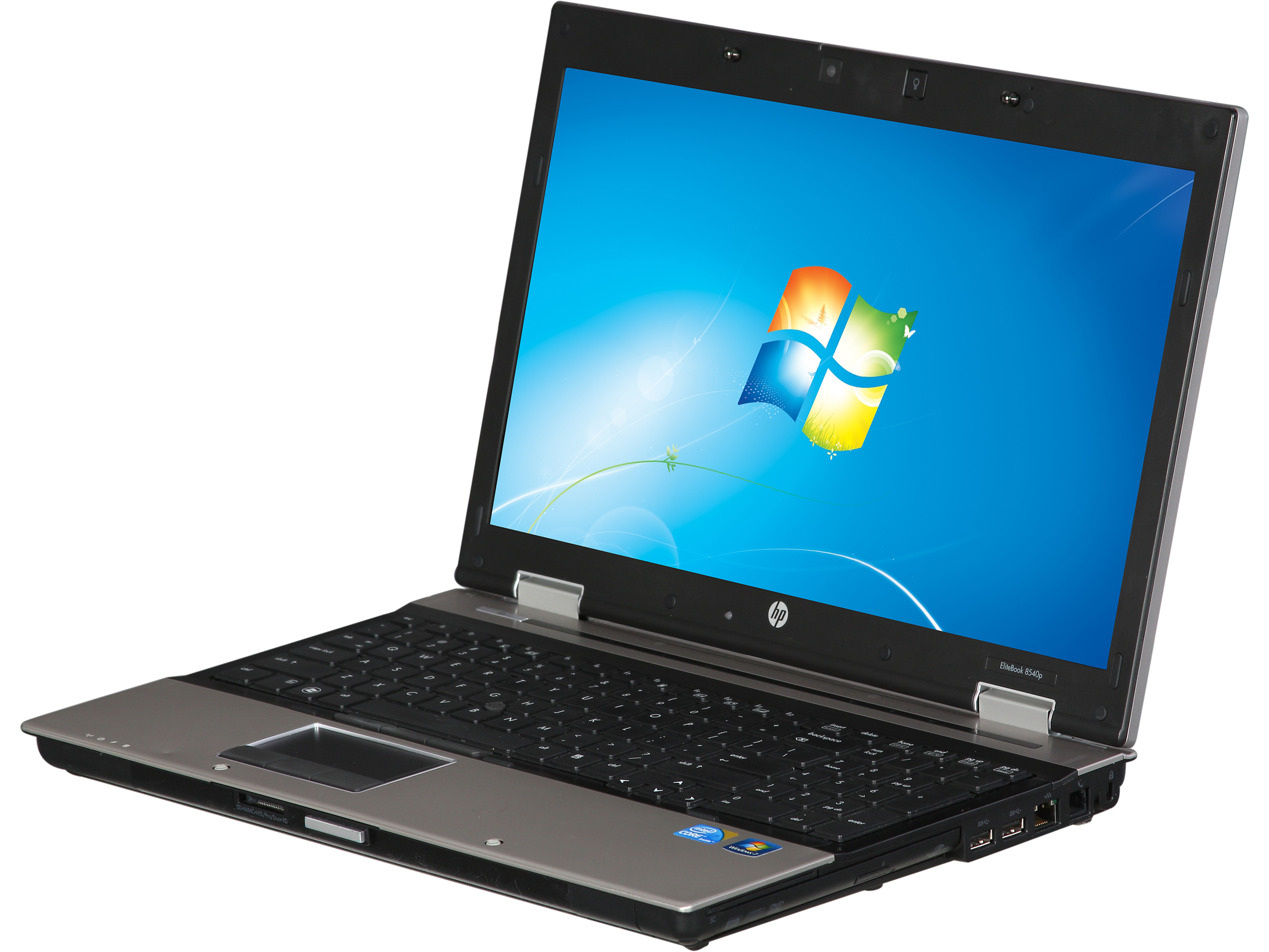 Refurbished HP Laptop EliteBook 8540P Intel Core i7 620M (2.66 GHz) 4 GB Memory 320 GB HDD NVIDIA NVS 5100M 15.6" Windows 7 Professional 64 Bit