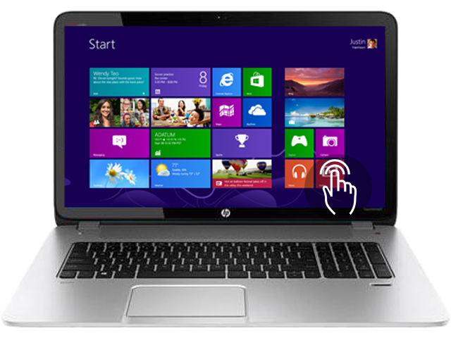 Refurbished HP Laptop ENVY 17 17 J157CL Intel Core i7 4702MQ (2.20 GHz) 12 GB Memory 1 TB HDD Intel HD Graphics 4600 17.3" Touchscreen Windows 8.1 64 Bit