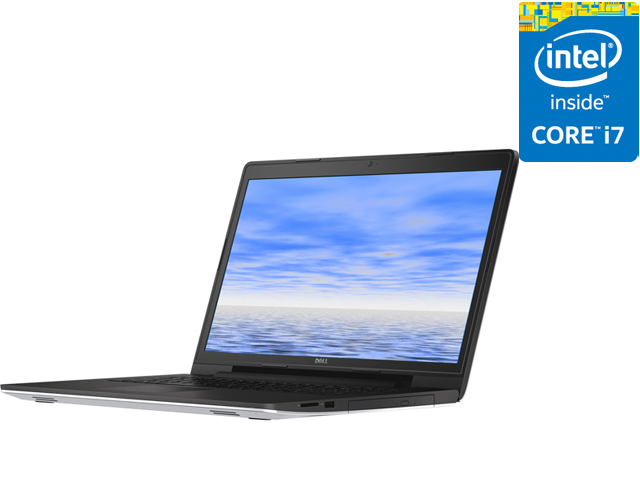 DELL Laptop Inspiron 17 i5749 1100SLV Intel Core i7 5500U (2.40 GHz) 8 GB Memory 1 TB HDD Intel HD Graphics 5500 17.3" Windows 7 Professional 64 Bit