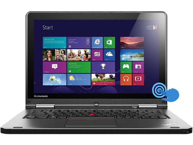 ThinkPad Yoga 20CD00CGUS Ultrabook Intel Core i3 4010U (1.7 GHz) 500 GB HDD 16 GB SSD Intel HD Graphics 4400 Shared memory 12.5" Touchscreen Windows 8.1 Pro 64 Bit