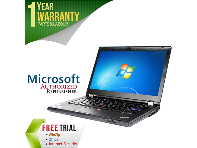 Refurbished Lenovo Laptop T420 Intel Core i5 2520M (2.50 GHz) 8 GB Memory 1 TB HDD 14.0" Windows 7 Professional 64 Bit