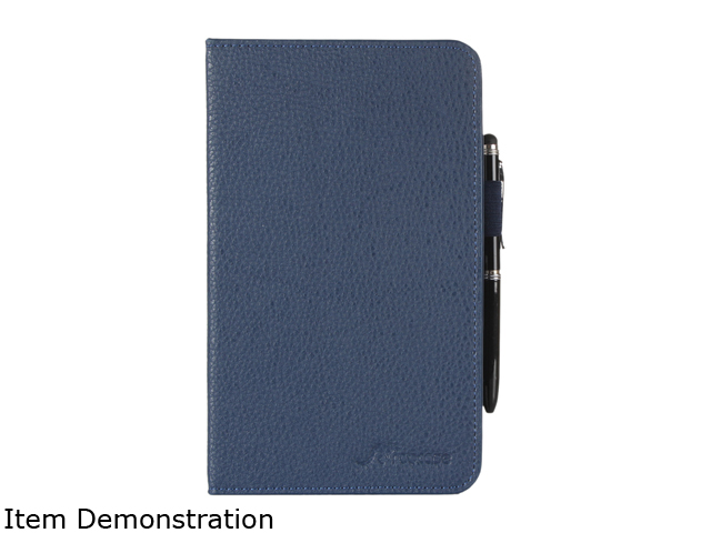 roocase Navy Blue Dual View Folio Case Cover for Samsung Galaxy Tab 4 7.0 /RC GALX7 TAB4 DV NV