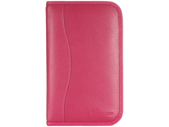 roocase Magenta Executive Portfolio Leather Case for Samsung Galaxy Tab 4 7.0 /RC GALX7 TAB4 EXE MA