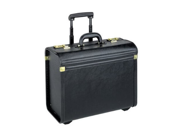 SOLO Black Classic Rolling Catalog Case Model K74 4